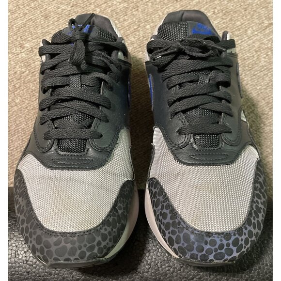 Mens Size 12- 2018 Nike Air Max 1 Safari Reflective Black Royal Blue main image 5